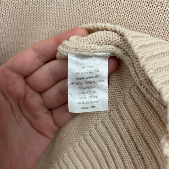 Kiel James Patrick Newport Tennis Club Embroidered Monogram Preppy Sweater - Med - Picture 9 of 10